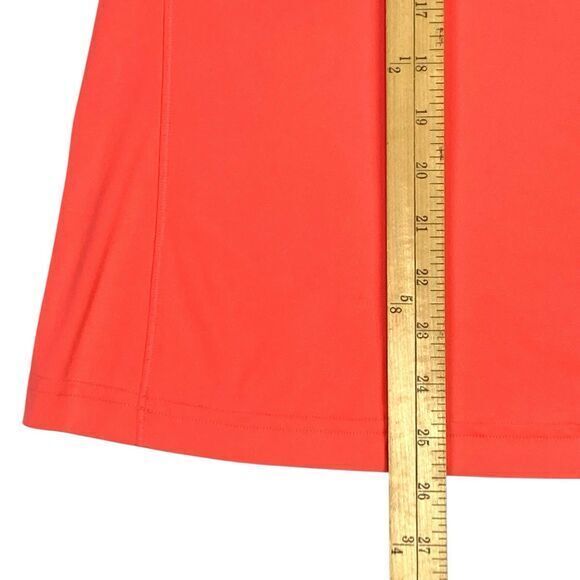 Adidas Climalite Short Sleeve Athletic T Shirt Women M Orange V Neck Running Gym - Picture 9 of 9